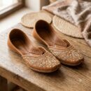 Open Khussa - Classic Tan Leather