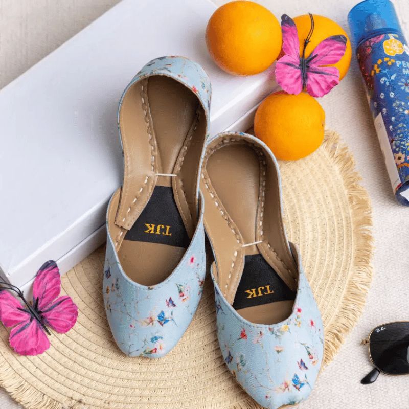 Open Khussa - Kids Printed Fun